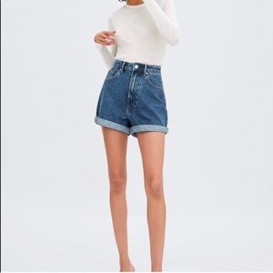 TRF mom shorts